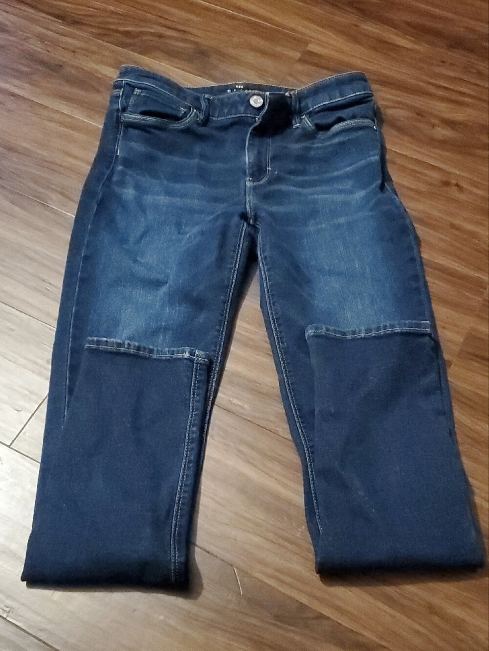White House Black Market Indigo Straight-Leg Jeans - Picture 6 of 10